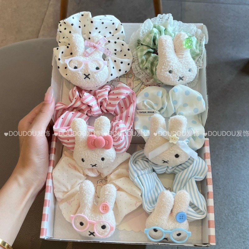 Hair Care Gift Set - Nuovo Elastico per Capelli Miffy, Elastico