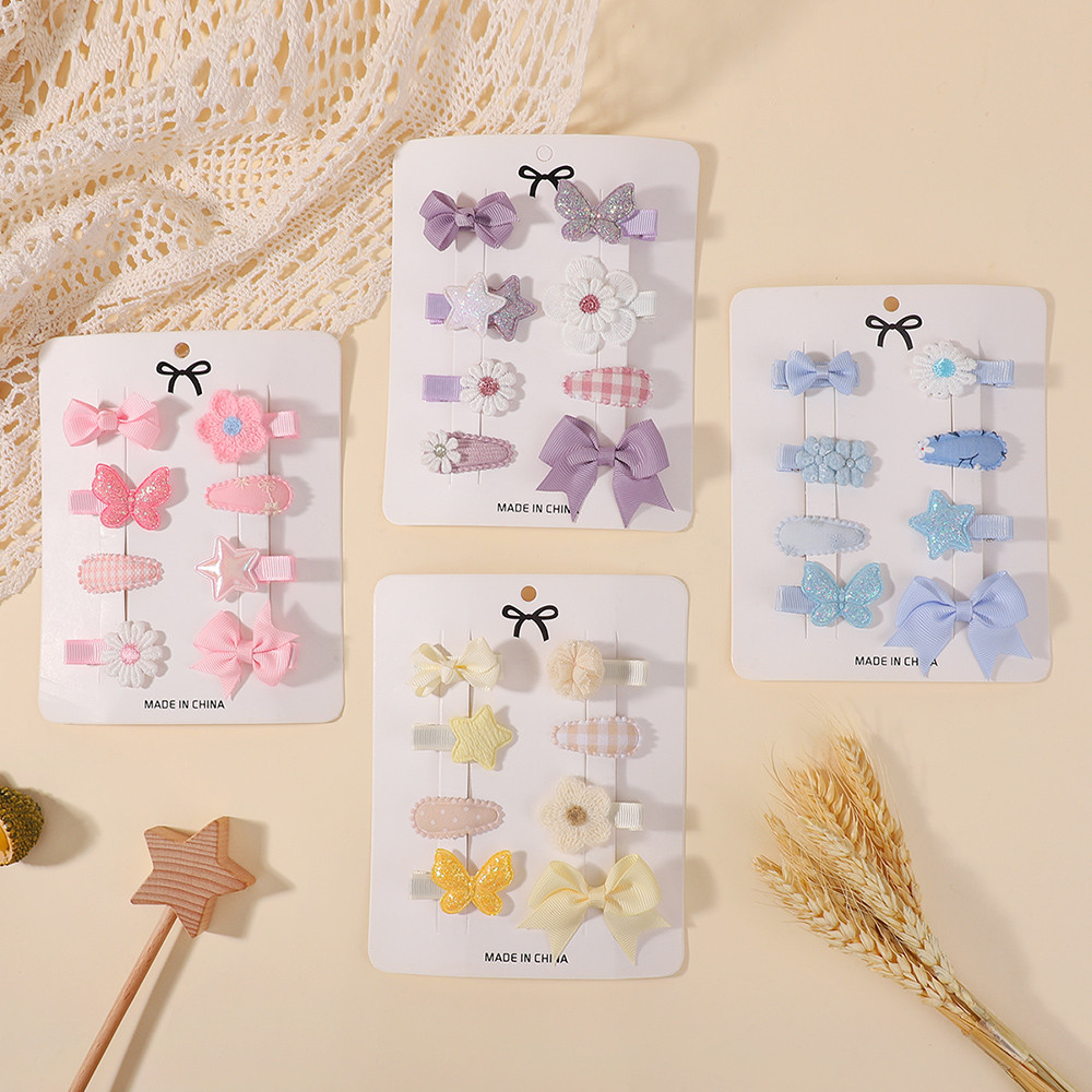 Hair Care Gift Set - 8 Pz/set Ragazze Barrette Fermagli Per