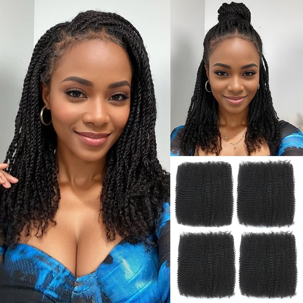 Hair Care Curly Hair - 1/3/5 pz. Capelli Umani Afro Ricci