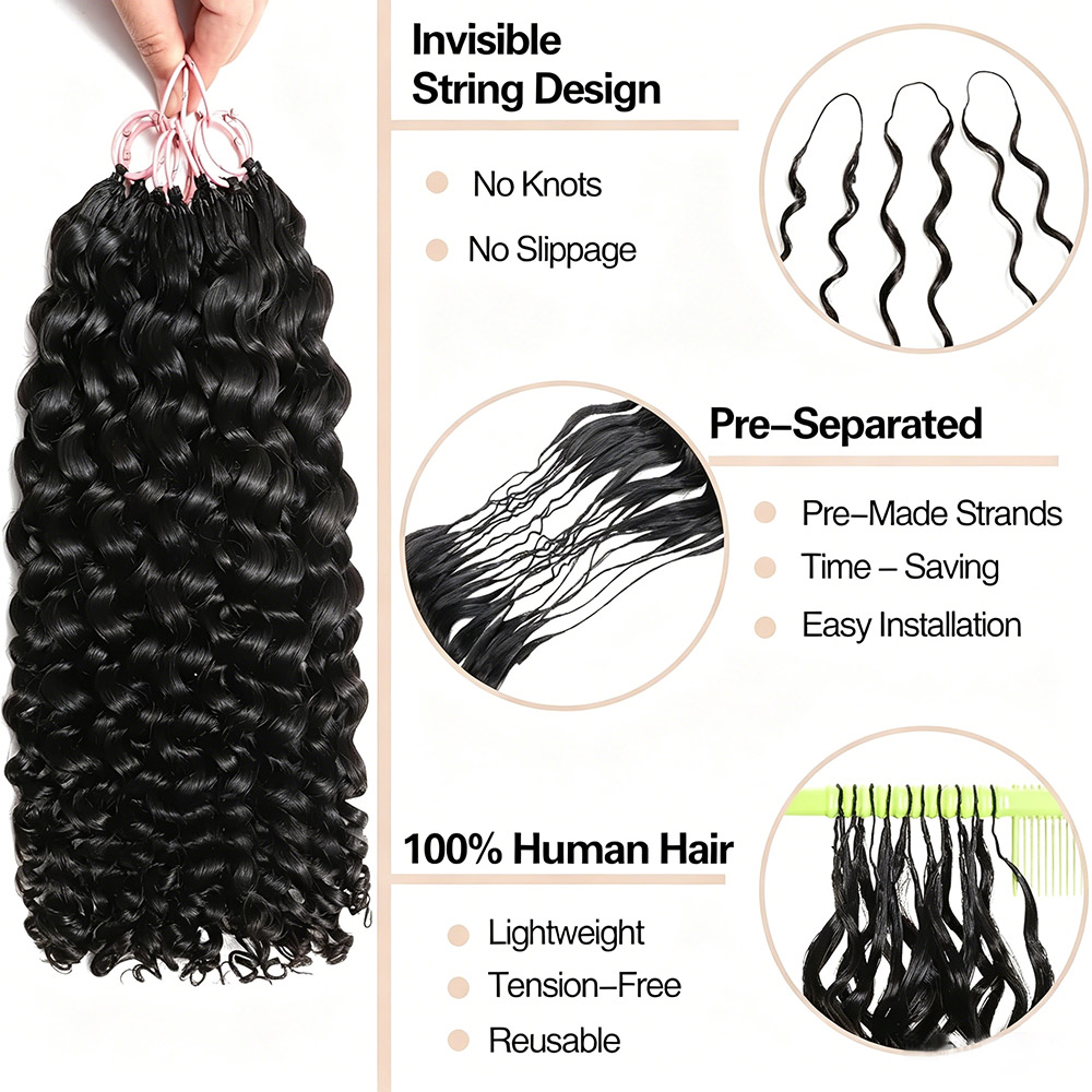 Capelli Umani al 100% per Croc - Hair Care Curly Hair recensione e prezzo