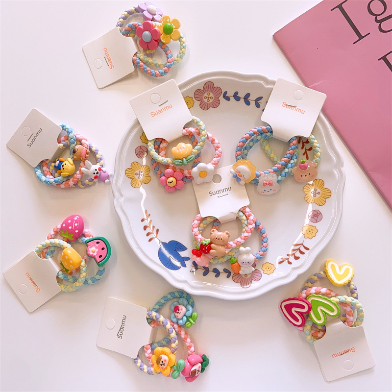 3 pz/set Kids Kawaii Flower Fr - Hair Care Gift Set recensione e prezzo