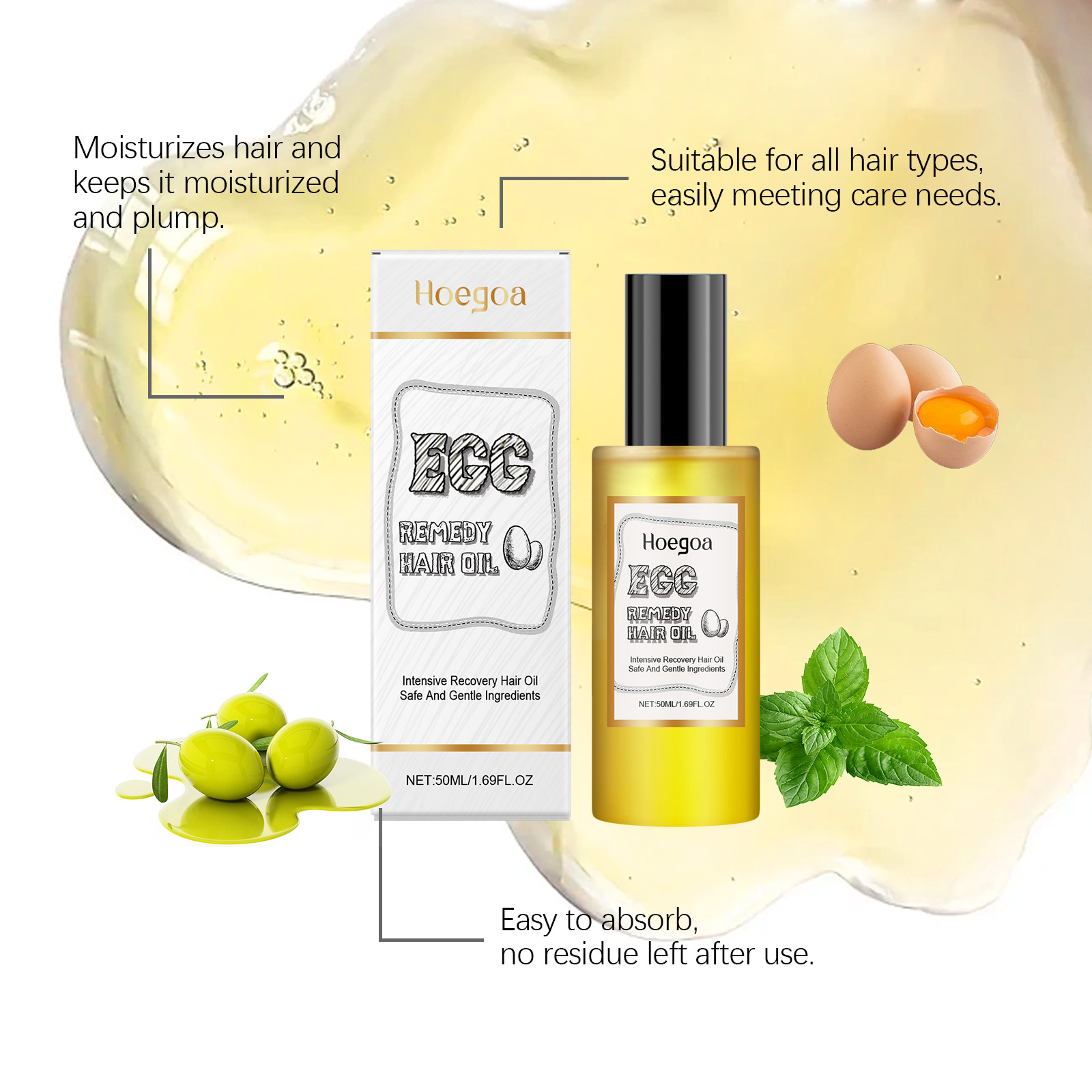 Remedia all'uovo Olio per cape - Hair Care Products recensione e prezzo